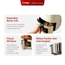 Cypruz Digital Air Fryer 3,5L 2X1