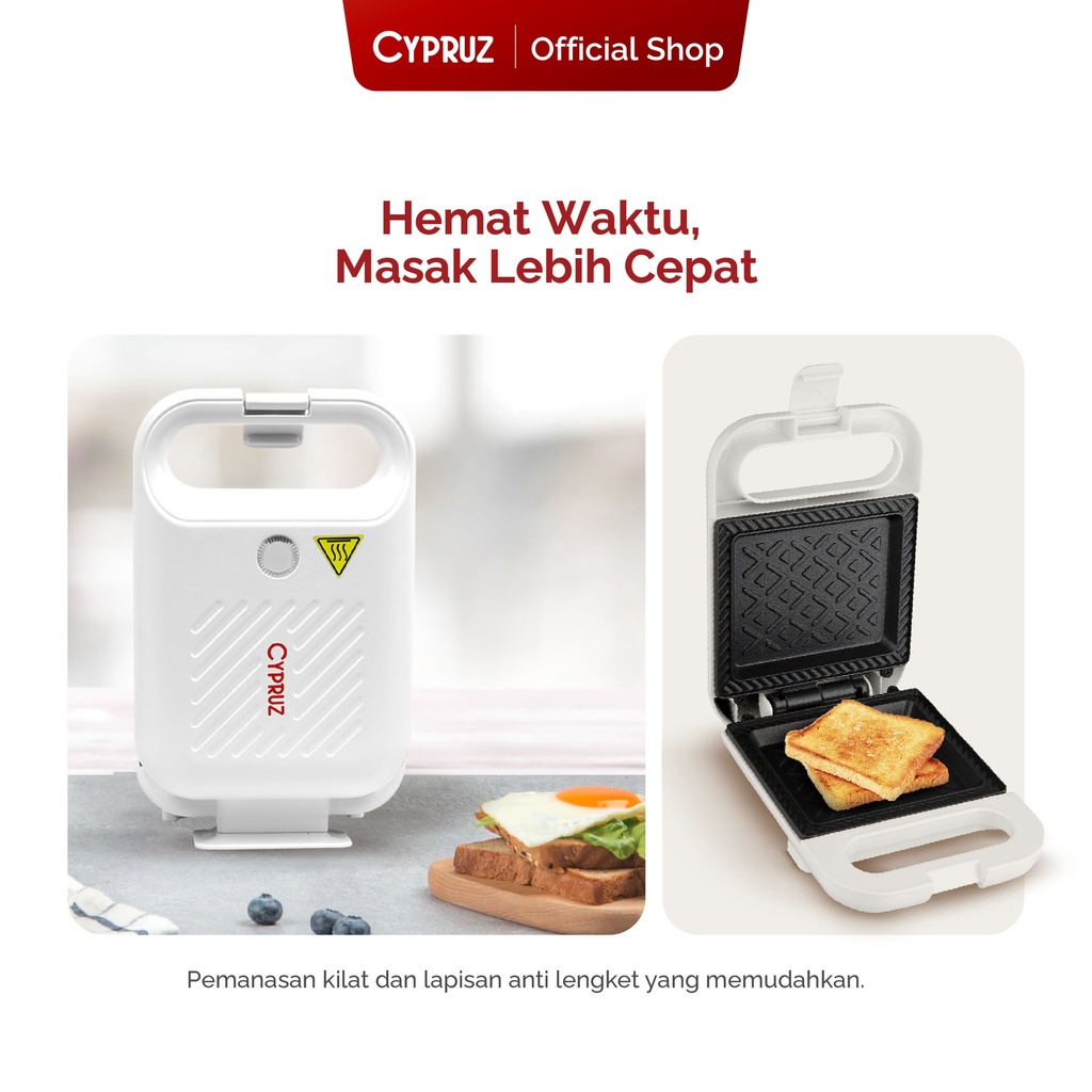 Cypruz Sandwich Maker 12X1