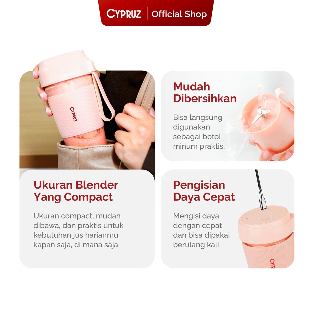 Cypruz USB Blender 40watt
