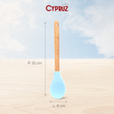 Cypruz Utensil Gg.Bambu+Silicone: Sendok Serving 24/360X1