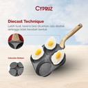 Cypruz Grey Diecast Egg Frypan
