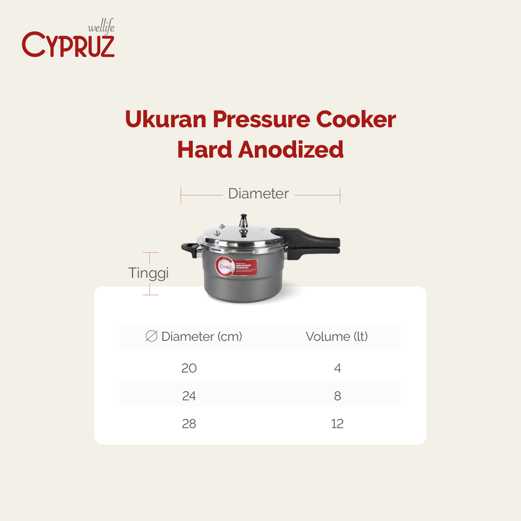 Cypruz Presto Hard Anodized