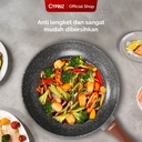 Cypruz Grey Marble Series Fry Pan