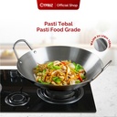 Cypruz Stainless Wok Pan 36cm 40X1