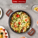 Cypruz Grey Marble Series High Casserole + Lid