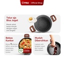 Cypruz Grey Marble Series Casserole + Lid