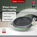 Cypruz WOK Pan Featherlight Series 30cm (GREEN) 10X1