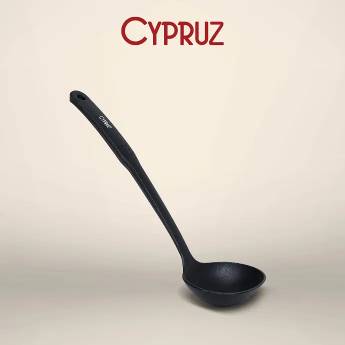 Cypruz Utensil All Black Series: Ladle 32cm 24/144X1