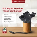 Cypruz Utensil All Black Series: Ladle 32cm 24/144X1