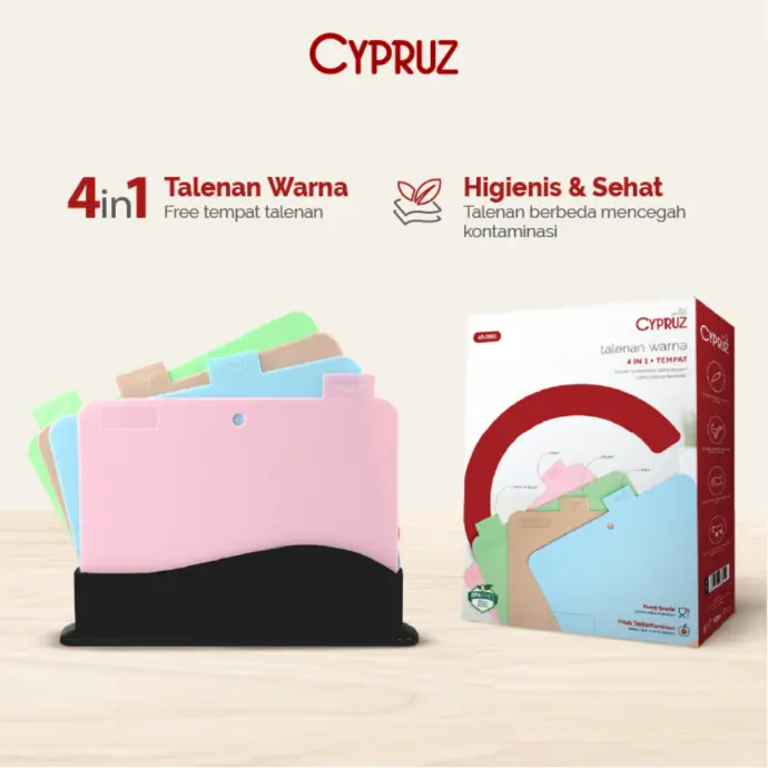 Cypruz Talenan Set/4 Beda2 Fungsi 6X1