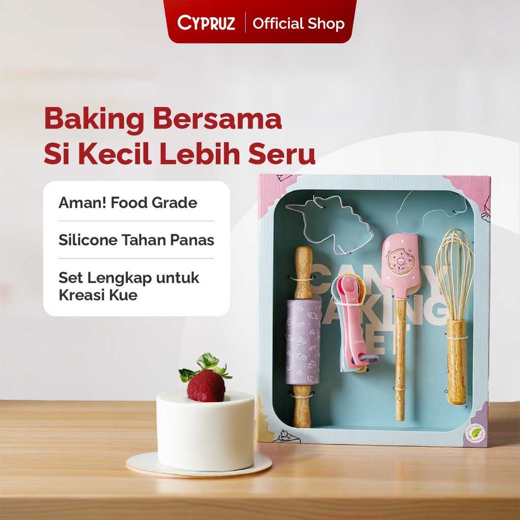 Cypruz Silicone Utensil Set CANDY: 10pcs
