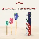 Cypruz Silicone Utensil Set Bergambar: Spatula 3pcs SPRING