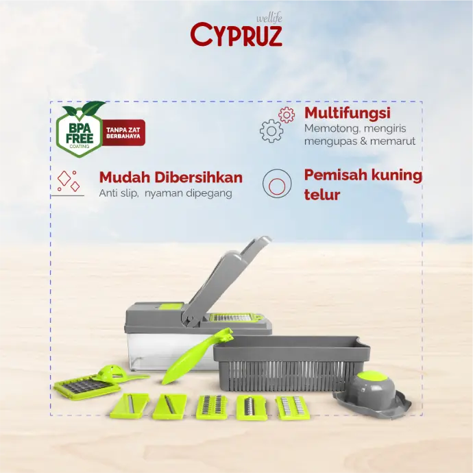 Cypruz Dicer + Slicer Set 24X1