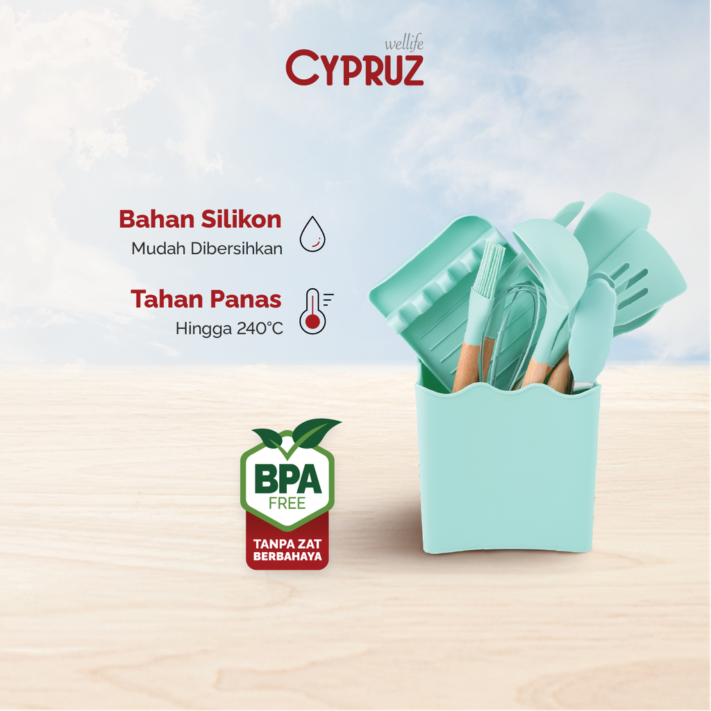 Cypruz  Silicone Convenience: Set/10pcs 12X1