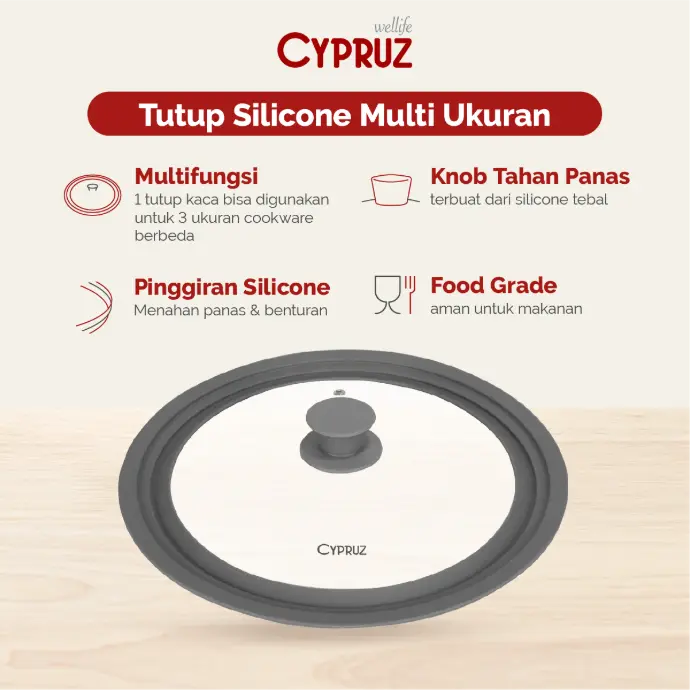 Cypruz Silicone Multi Ukuran