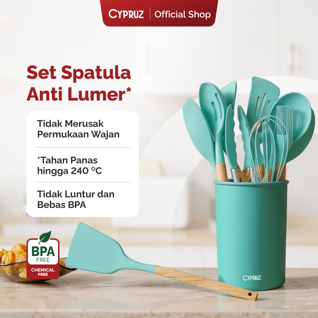 Cypruz Silicone Set 11 Pcs + Tempat