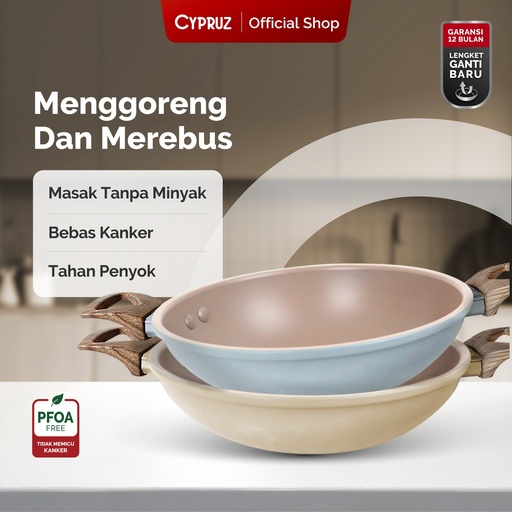 Cypruz Hercules Series Wok Pan
