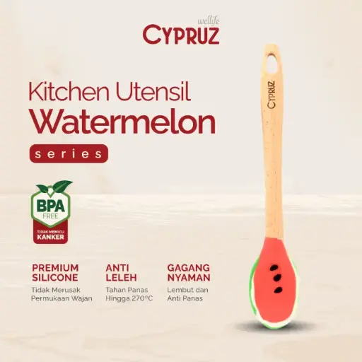 [AM-0973] Cypruz Utensil Semangka Series: Sendok Serving Full 12/96X1