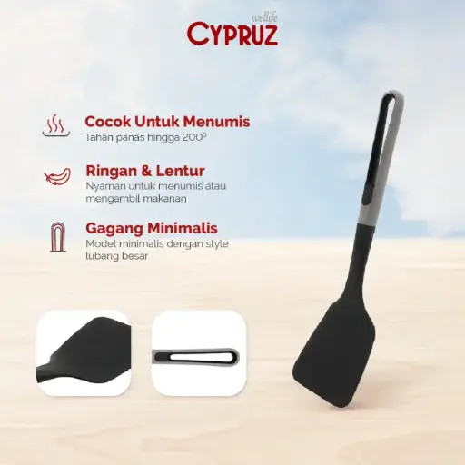 [AM-0920] Cypruz Utensil Gg.Lubang Kepala Nylon: Turner FULL 24/144X1