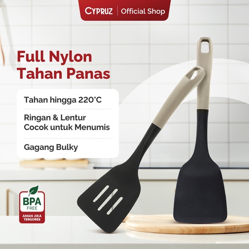 [AM-0911] Cypruz Utensil Gg.Cream Kepala Nylon: Turner LUBANG 24/144X1