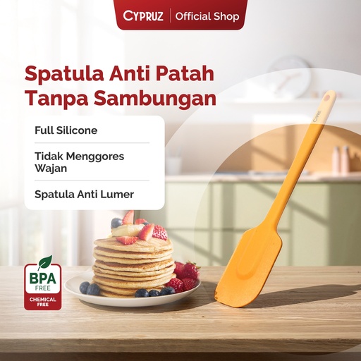[AK-0592] Cypruz Utensil Full Silicone: Spatula TIMBUL 27x6cm 24/96X1