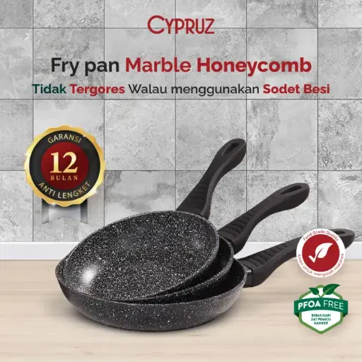 Cypruz Honeycomb Series Fry Pan