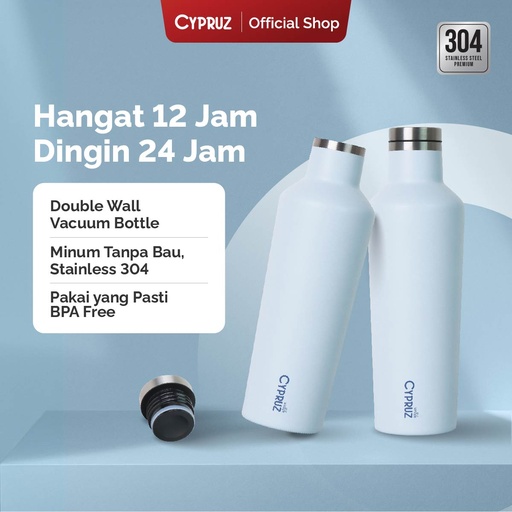 [BS-0310] Cypruz Botol Minum Stainless Autumn Series 500 ml Tahan Panas dan Dingin 24 Jam