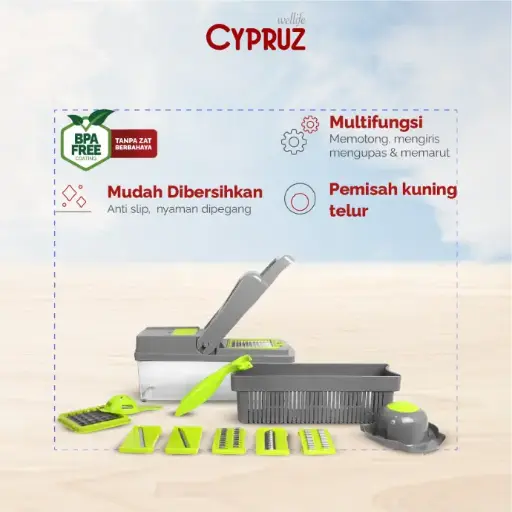 [SI-0180] Cypruz Dicer + Slicer Set 24X1