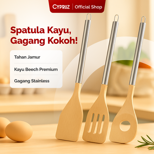 [AM-1030] Cypruz Beech+Stainless Series: Turner FULL 12/144X1