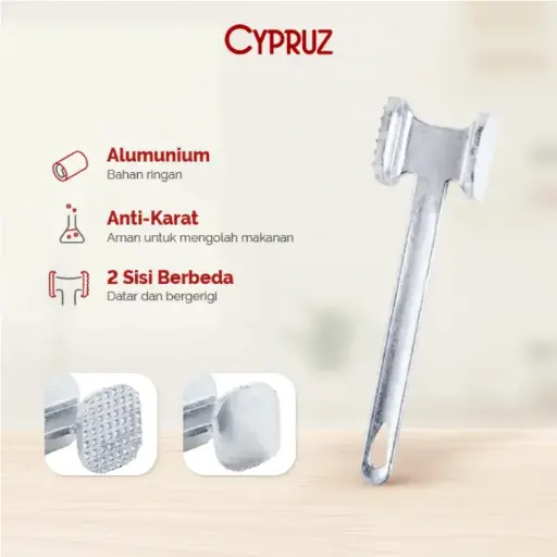 Cypruz Palu Daging Aluminium
