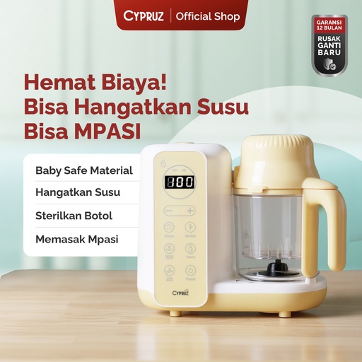 [BR-0241] Cypruz Baby Food Processor 4X1