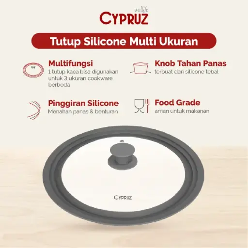 Cypruz Silicone Multi Ukuran