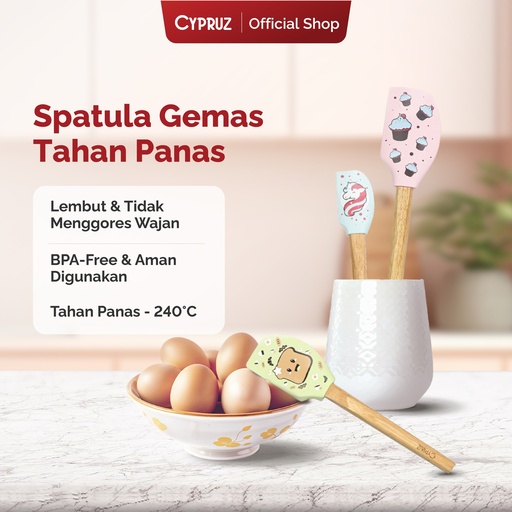 Cypruz Silicone Pattern Series Spatula Silicone