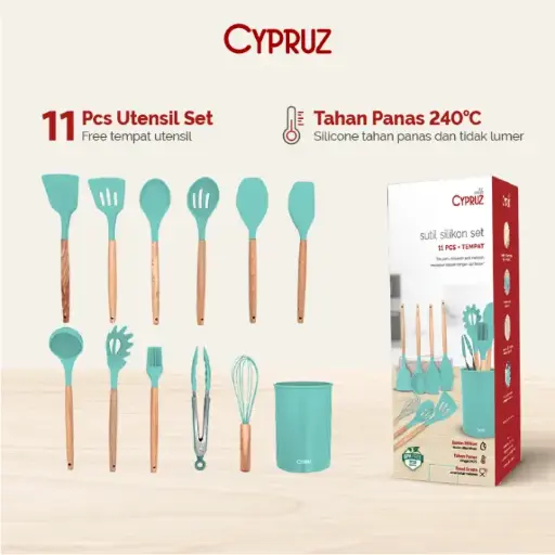 Cypruz Silicone Set 11 Pcs + Tempat
