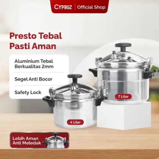 [PC-0060] Cypruz Pressure Cooker  20cm 1X1